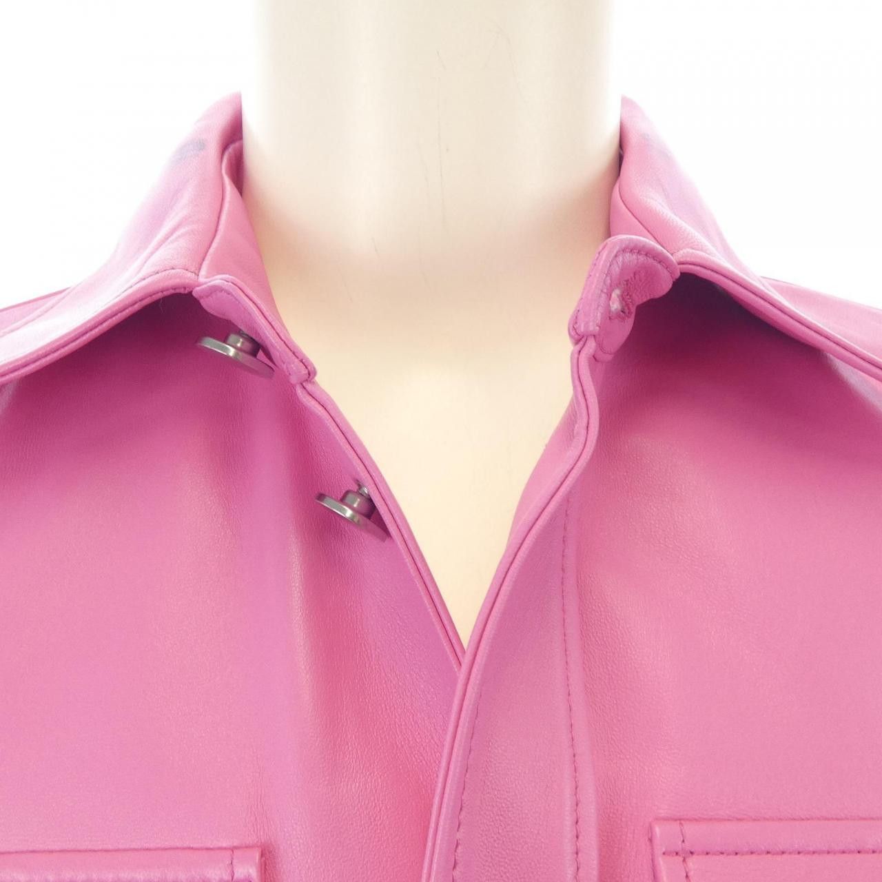 Bottega Veneta Bottega Veneta Bottega Veneta Leather Jacket Leather Outerwear 690073 DUTY FREE for USA Size ONE SIZE - 5 Thumbnail