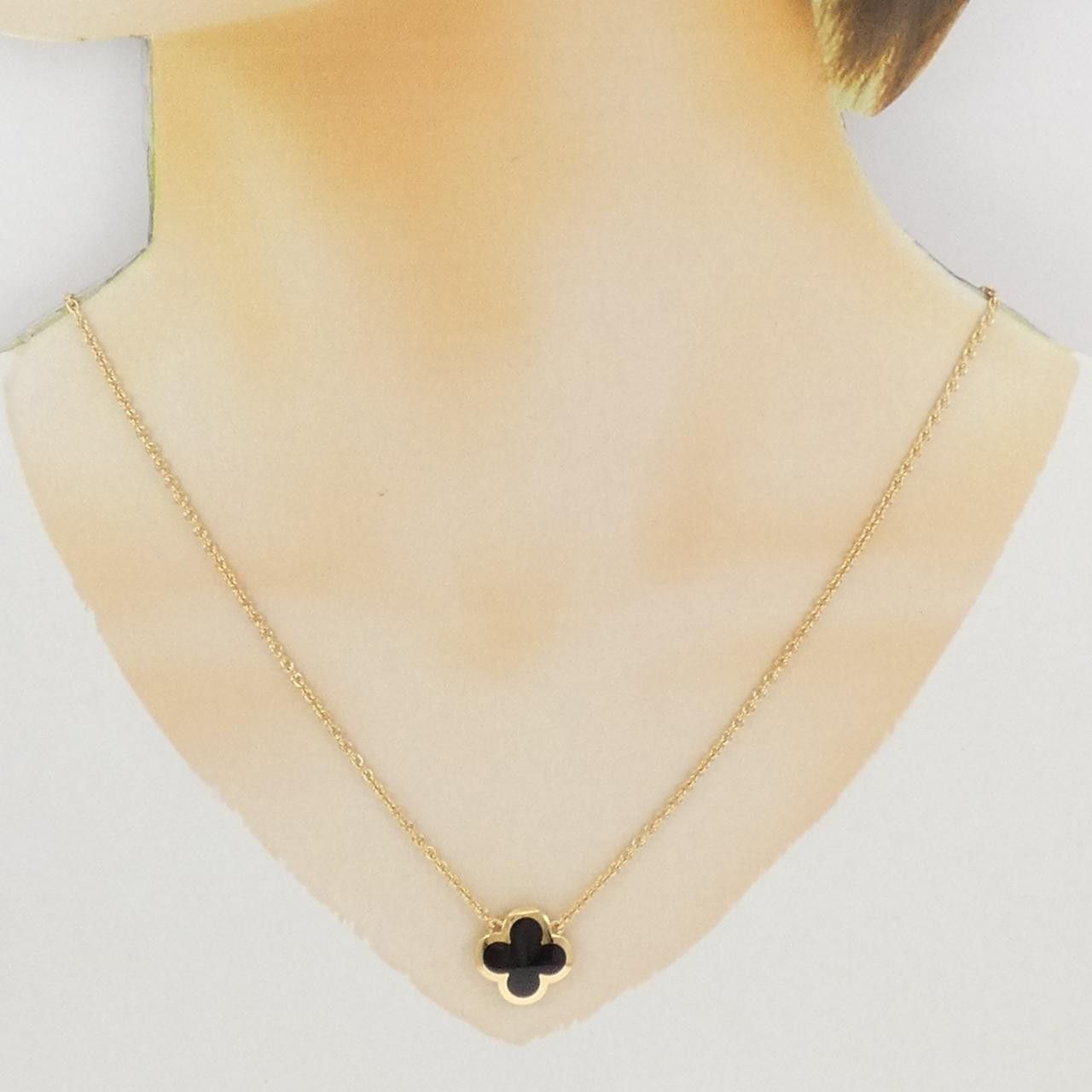 Van Cleef & Arpels Van Cleef & Arpels Van Cleef & Arpels Pure Alhambra Au750 Onyx Necklace Precious Metal Necklace VCARB13900 DUTY FREE for USA Size ONE SIZE - 5 Thumbnail