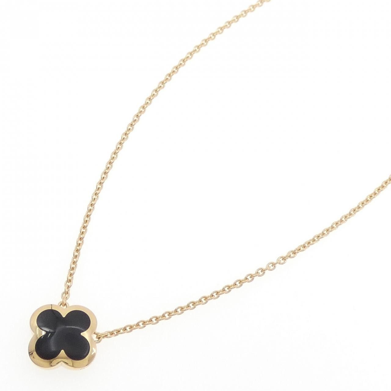 Van Cleef & Arpels Van Cleef & Arpels Van Cleef & Arpels Pure Alhambra Au750 Onyx Necklace Precious Metal Necklace VCARB13900 DUTY FREE for USA Size ONE SIZE - 2 Thumbnail