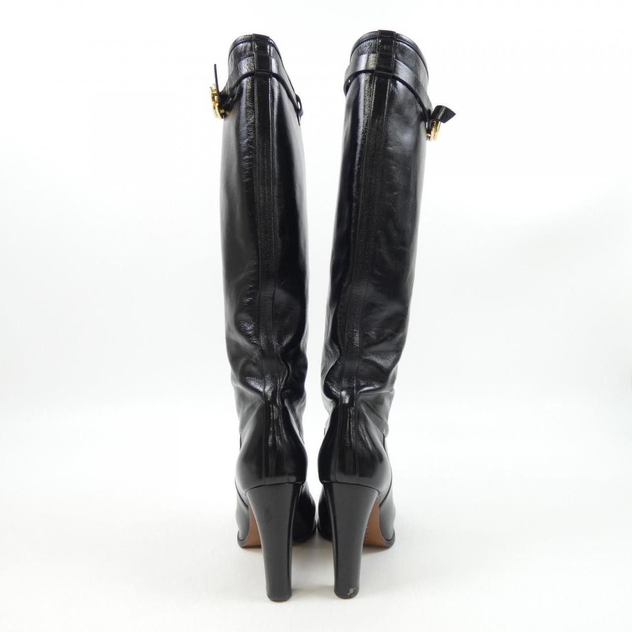 Dior Dior Christian Dior Leather Long Boots Leather Shoes DUTY FREE for USA Size ONE SIZE - 5 Thumbnail