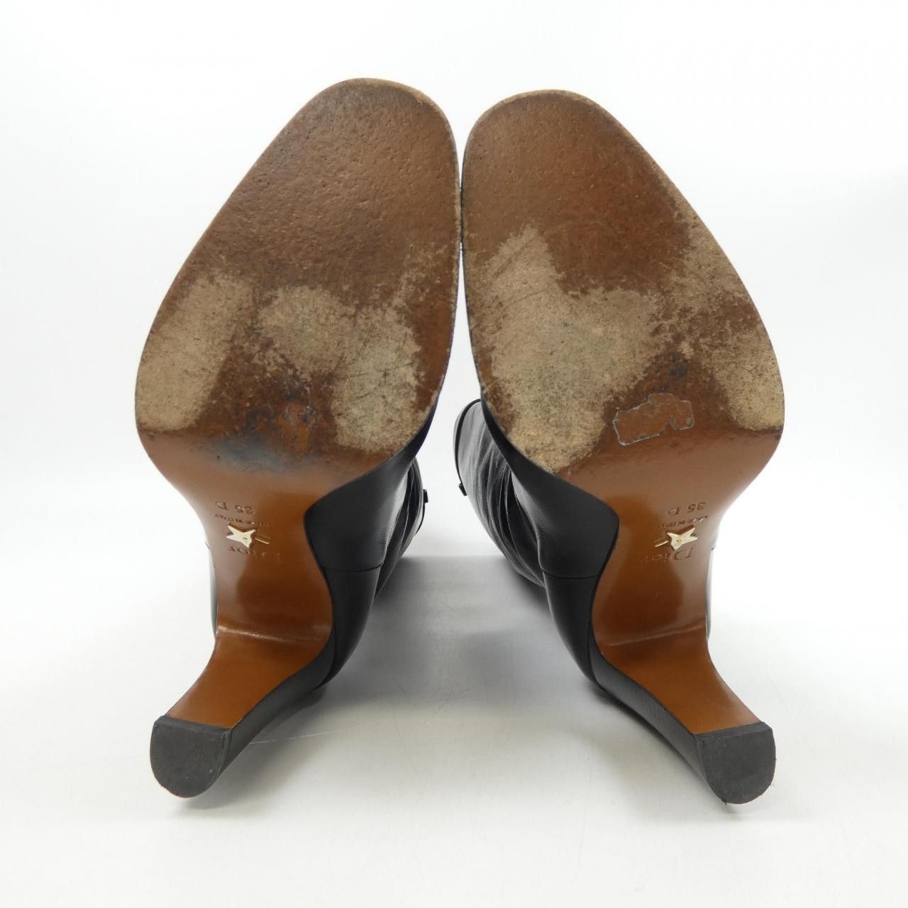 Dior Dior Christian Dior Leather Long Boots Leather Shoes DUTY FREE for USA Size ONE SIZE - 4 Thumbnail