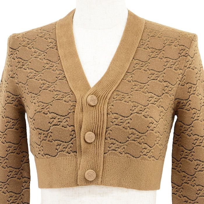 Fendi Fendi Fendi Calligraphy Short Cardigan Knitwear Textile Tops DUTY FREE for USA Size ONE SIZE - 2 Thumbnail