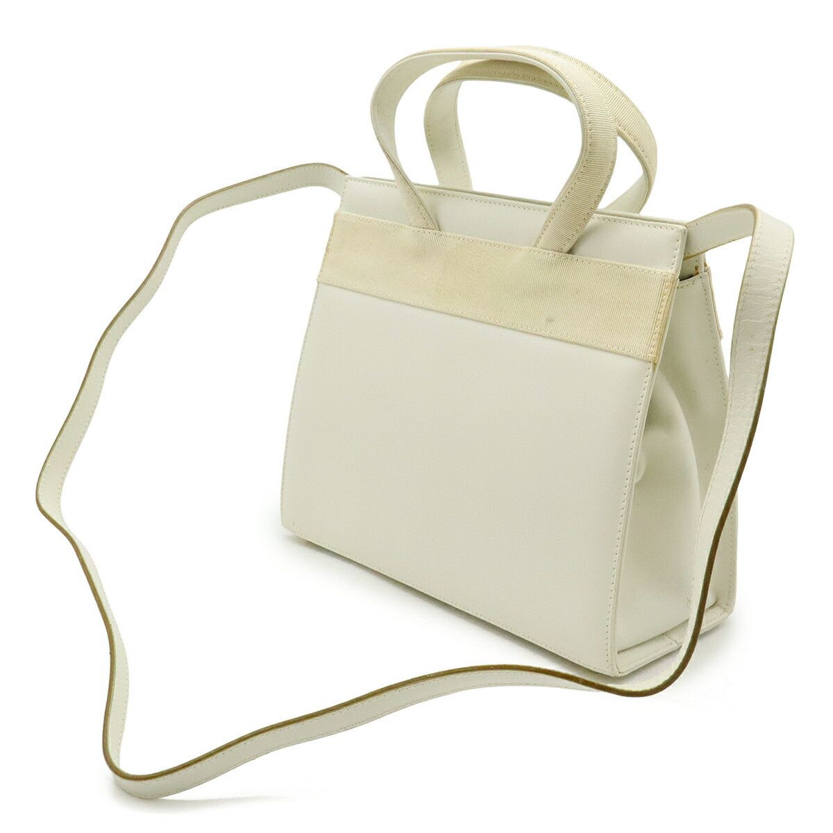 Salvatore Ferragamo Salvatore Ferragamo Salvatore Ferragamo Leather 2way Handbag Leather Shoulder Bag BA214178 DUTY FREE for USA Size ONE SIZE - 2 Thumbnail