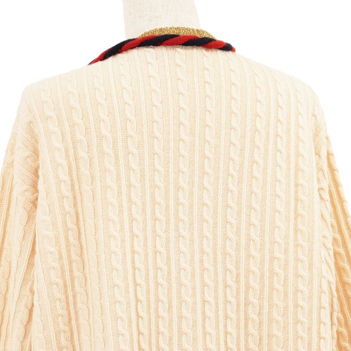 Gucci Gucci Gucci Wool Cashmere Cardigan Textile Tops DUTY FREE for USA Size ONE SIZE - 11 Thumbnail