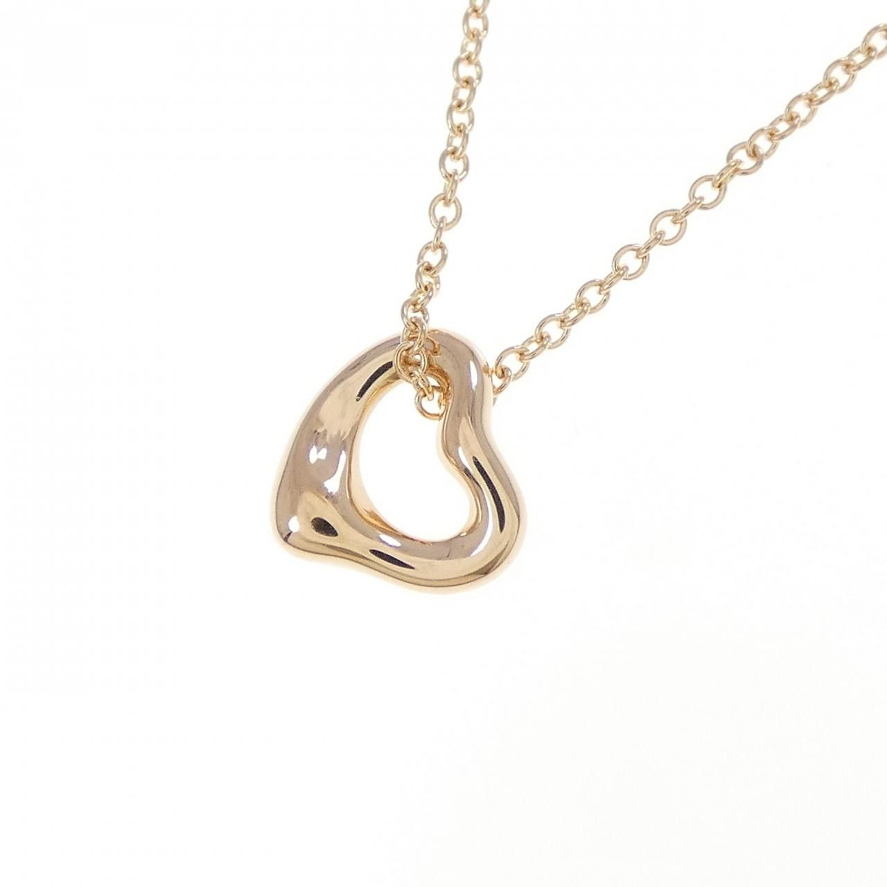 Tiffany & Co. Tiffany & Co. Tiffany Open Heart 750 Pink Gold Necklace Precious Metal Necklace 60957428 DUTY FREE for USA Size ONE SIZE - 3 Thumbnail