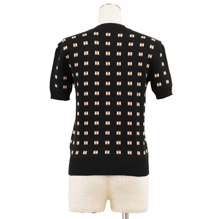 Hermes Hermes Hermes Silk Blend Knit Top Textile Tops DUTY FREE for USA Size ONE SIZE - 3 Thumbnail
