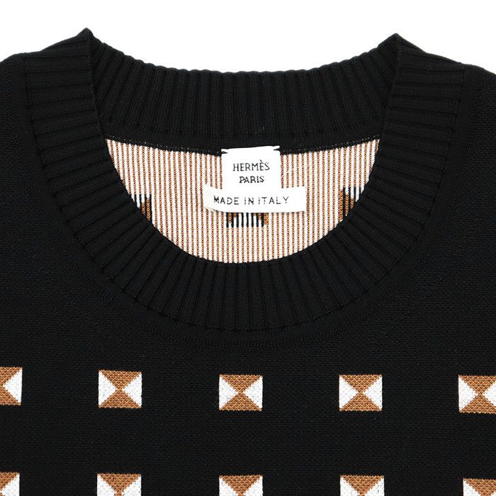 Hermes Hermes Hermes Silk Blend Knit Top Textile Tops DUTY FREE for USA Size ONE SIZE - 8 Thumbnail