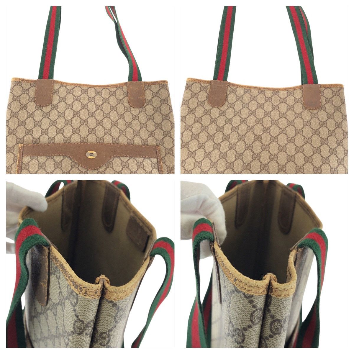 Gucci Gucci Gucci GG Supreme Canvas Tote Bag Textile Tote Bag 39 02 003 DUTY FREE for USA Size ONE SIZE - 5 Thumbnail