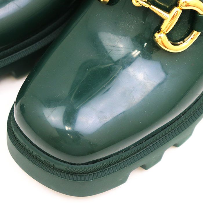 Gucci Gucci Gucci Rubber Long Rain Boots Plastic / Synthetic Shoes DUTY FREE for USA Size ONE SIZE - 2 Thumbnail
