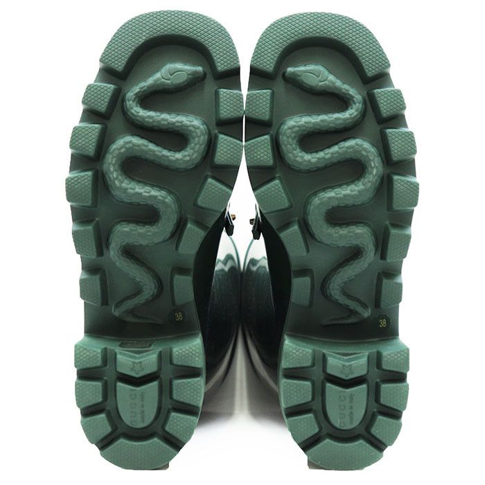 Gucci Gucci Gucci Rubber Long Rain Boots Plastic / Synthetic Shoes DUTY FREE for USA Size ONE SIZE - 9 Thumbnail