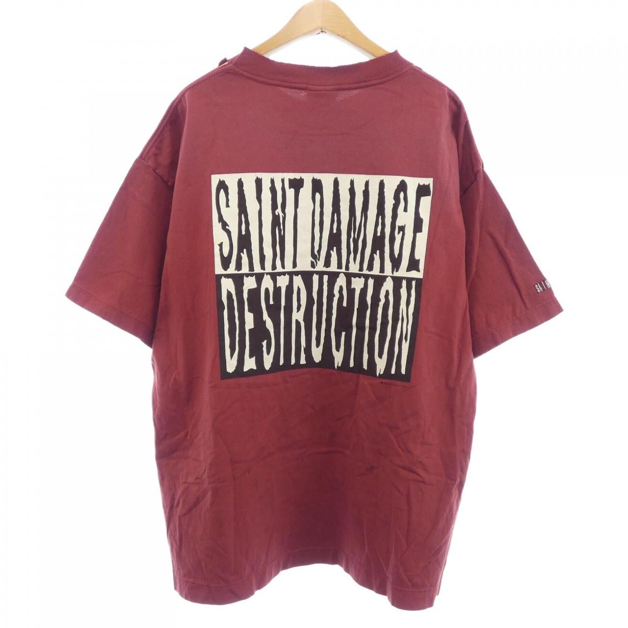 Other Other Saint Michael T shirt Textile T-Shirts SM-HR8-0000-030 DUTY FREE for USA Size ONE SIZE - 2 Thumbnail
