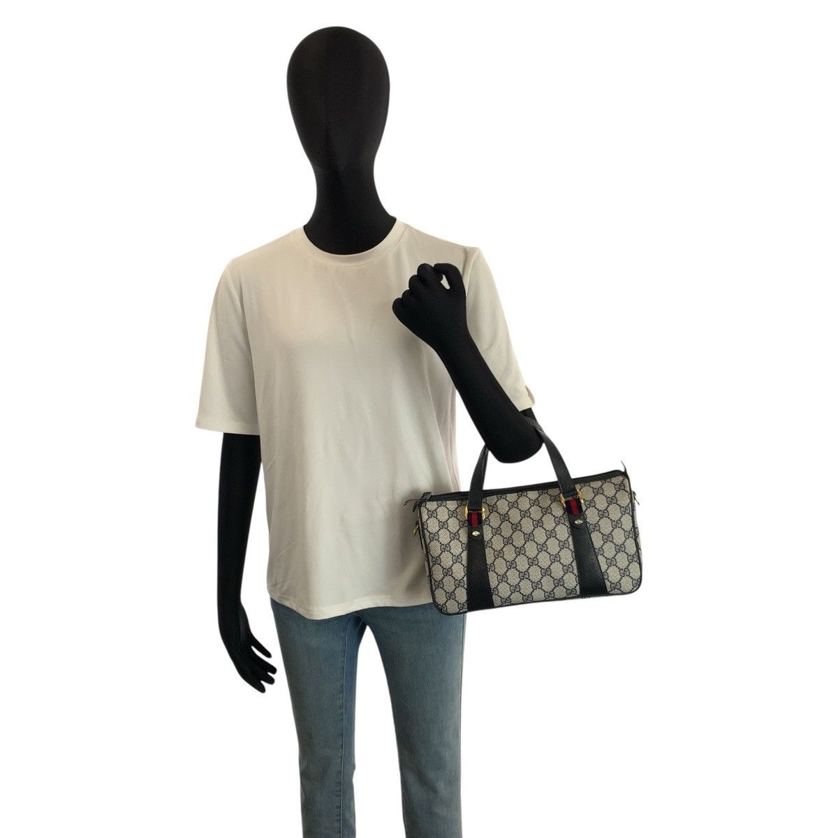 Gucci Gucci Gucci GG Supreme Canvas Handbag Textile Handbag 3902040 DUTY FREE for USA Size ONE SIZE - 6 Thumbnail