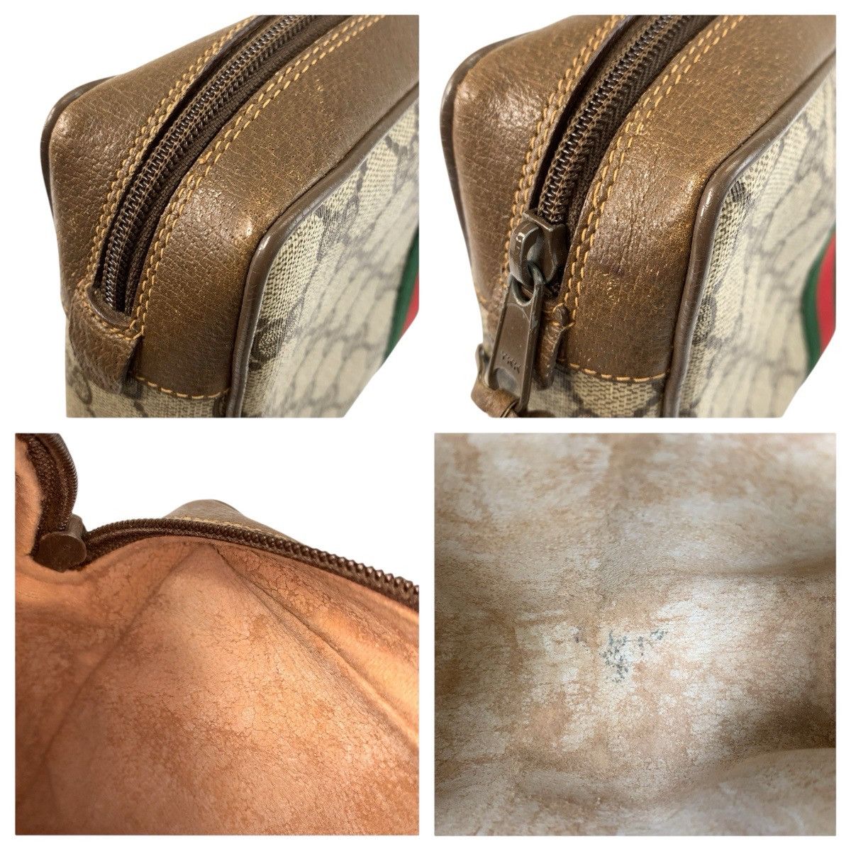 Gucci Gucci Gucci GG Supreme Leather Clutch Bag Textile Clutch Bag 89 DUTY FREE for USA Size ONE SIZE - 5 Thumbnail