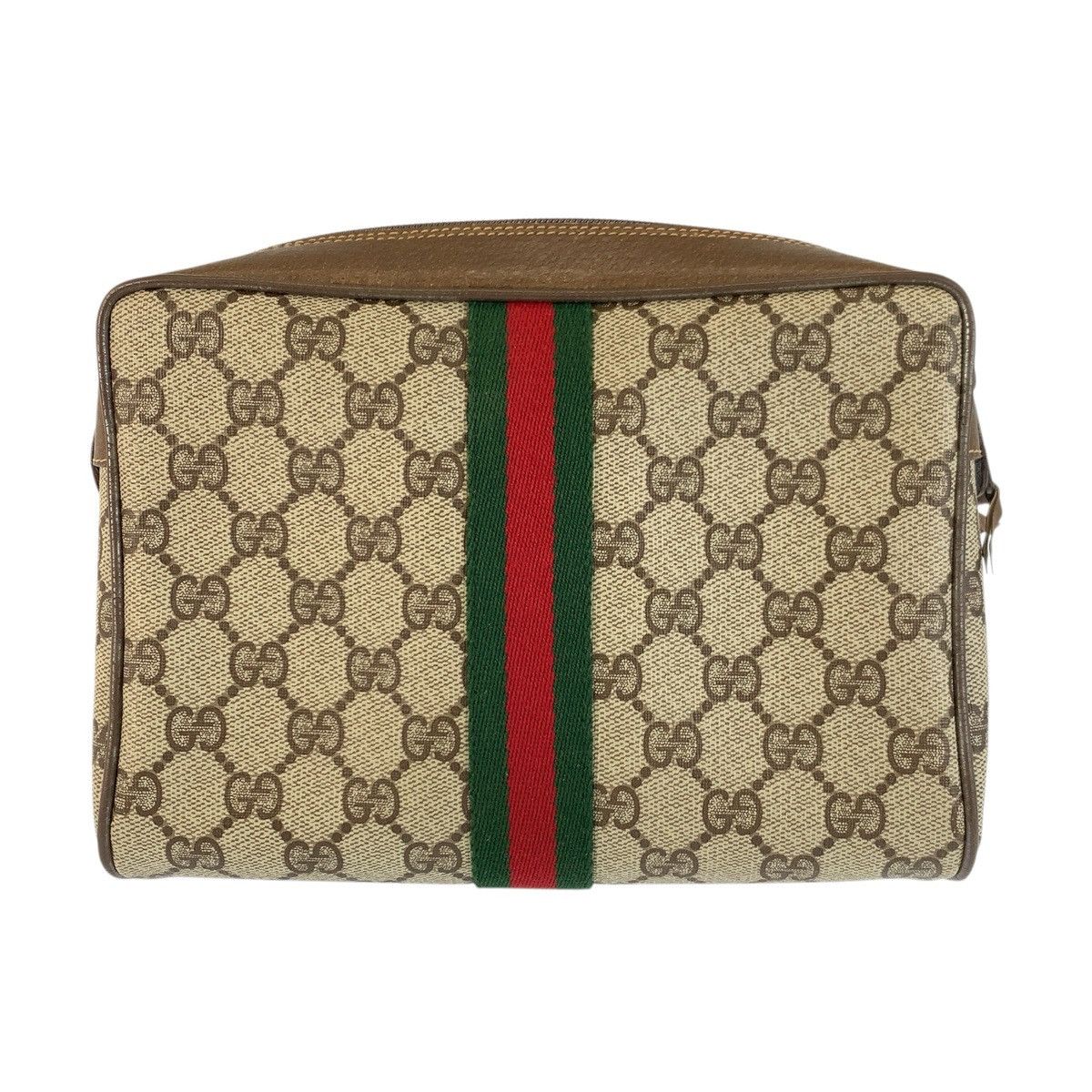 Gucci Gucci Gucci GG Supreme Leather Clutch Bag Textile Clutch Bag 89 DUTY FREE for USA Size ONE SIZE - 2 Thumbnail