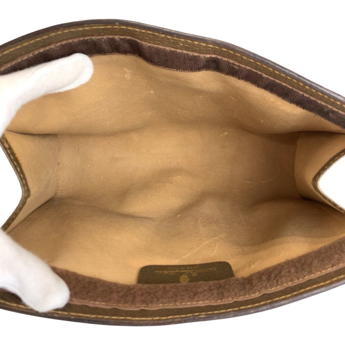 Gucci Gucci Gucci GG Supreme Canvas Clutch Bag Textile Clutch Bag 8901032 DUTY FREE for USA Size ONE SIZE - 8 Thumbnail