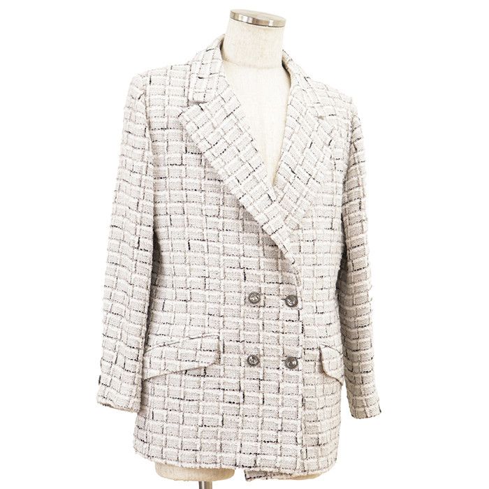 Chanel Chanel CHANEL Tweed Jacket Textile Outerwear P71905 DUTY FREE for USA Size ONE SIZE - 11 Thumbnail