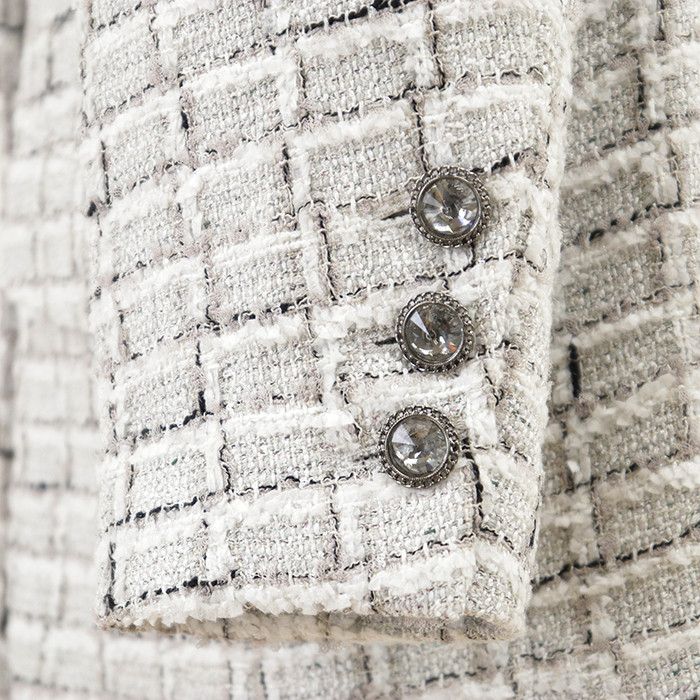 Chanel Chanel CHANEL Tweed Jacket Textile Outerwear P71905 DUTY FREE for USA Size ONE SIZE - 14 Thumbnail