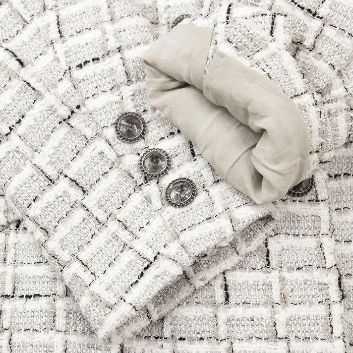Chanel Chanel CHANEL Tweed Jacket Textile Outerwear P71905 DUTY FREE for USA Size ONE SIZE - 6 Thumbnail