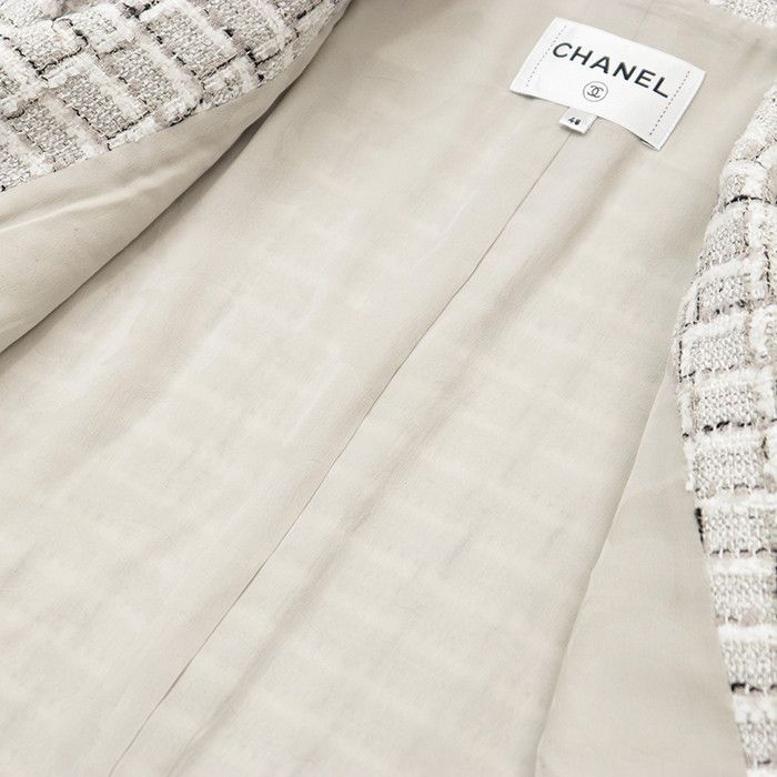 Chanel Chanel CHANEL Tweed Jacket Textile Outerwear P71905 DUTY FREE for USA Size ONE SIZE - 9 Thumbnail