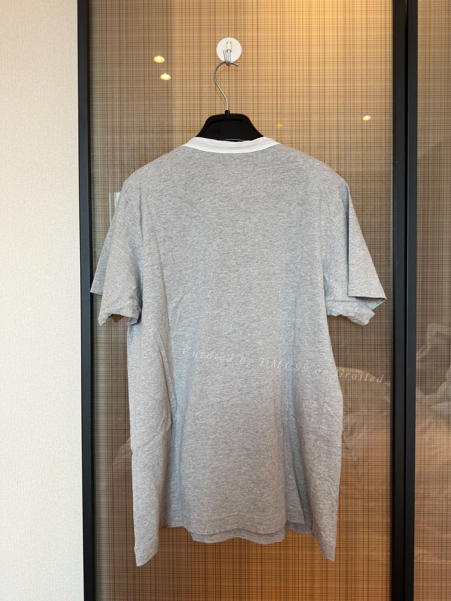 Sacai Sacai Men's V-Neck Gray T-Shirt Size US L / EU 52-54 / 3 - 2 Thumbnail