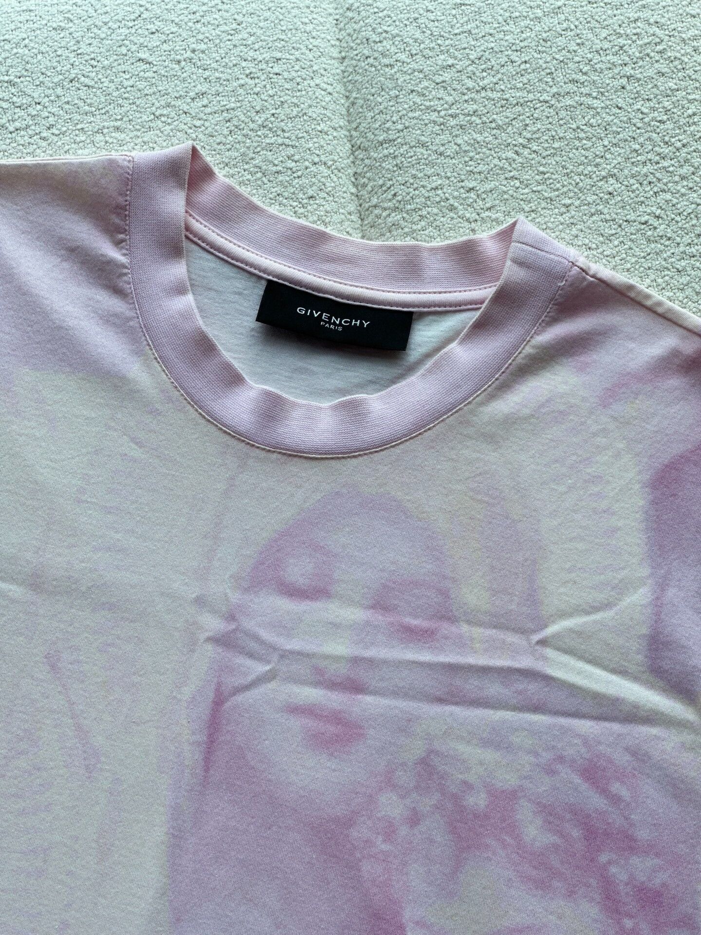Givenchy Givenchy Pink Madonna Print Oversized T-Shirt Size XXS / US 00 / IT 34 - 4 Thumbnail