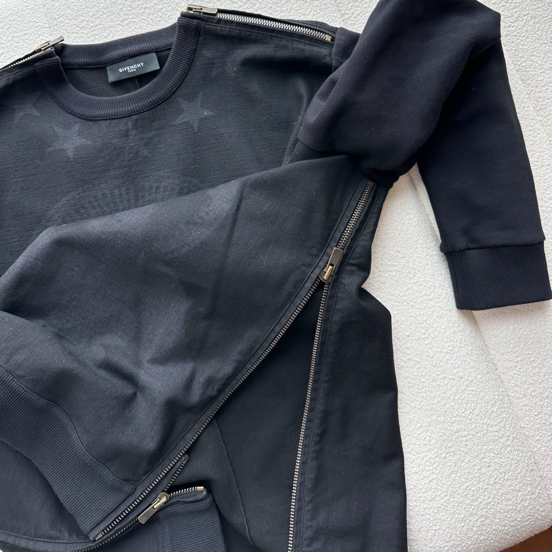 Givenchy Givenchy Star Zip Men's Sweatshirt Size US L / EU 52-54 / 3 - 4 Thumbnail