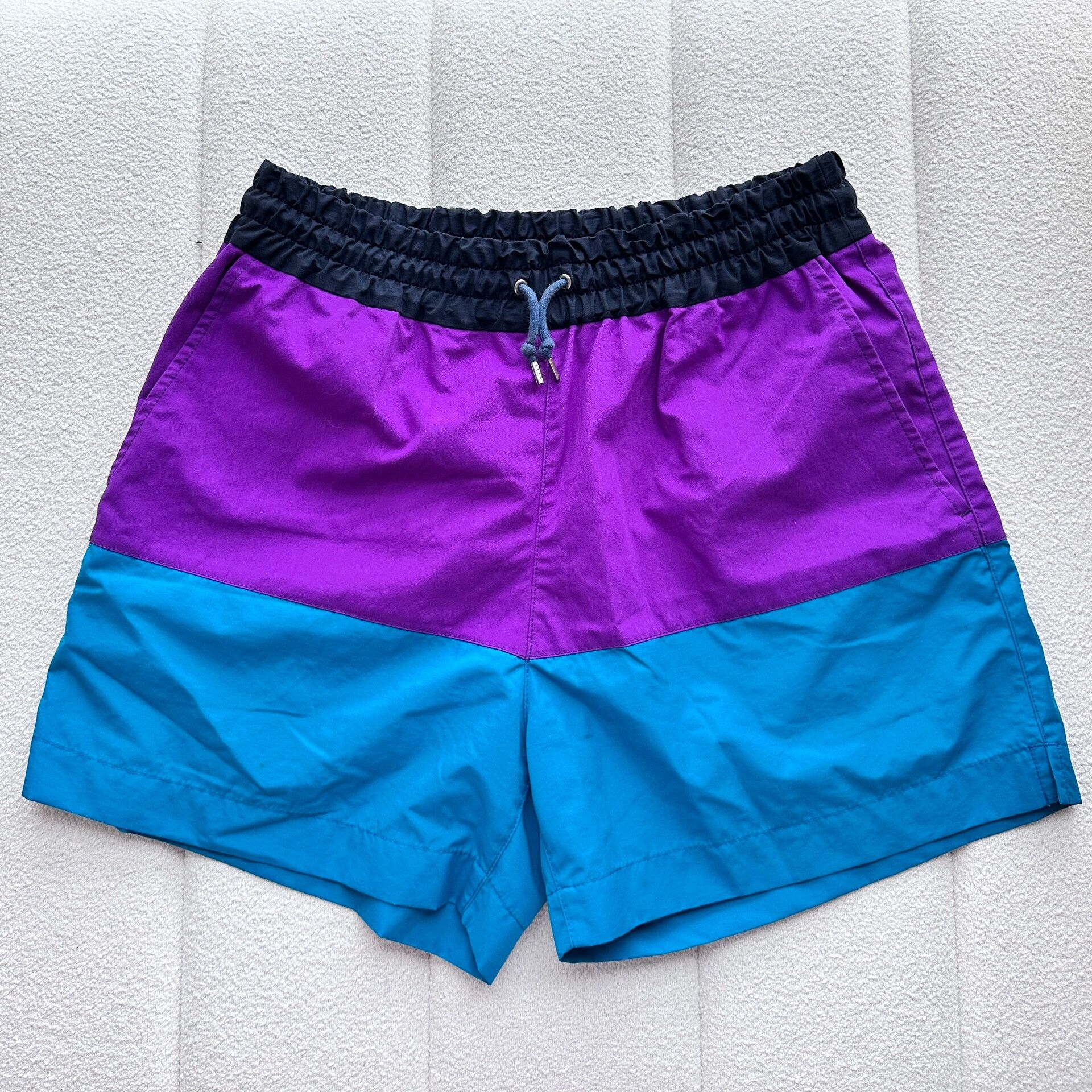 Sacai Sacai Men's Colorblock Casual Shorts Size US 26 / EU 42 - 3 Thumbnail