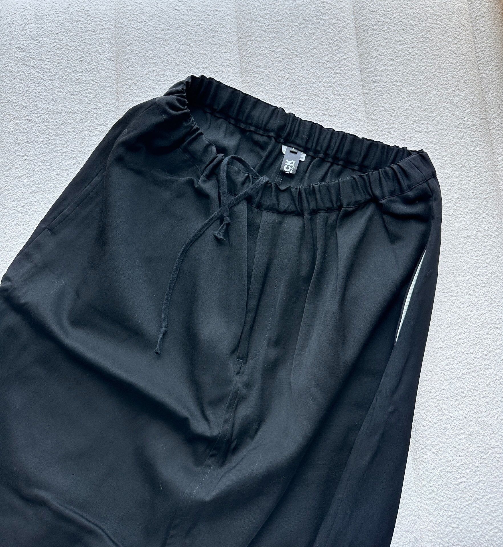 Comme des Garcons COMME DES GARCONS Black Elastic Waist Casual Pants Size US 30 / EU 46 - 3 Thumbnail