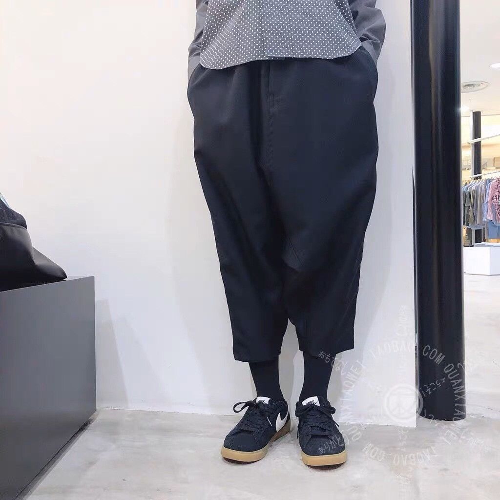 Comme des Garcons COMME DES GARCONS Black Elastic Waist Casual Pants Size US 30 / EU 46 - 7 Thumbnail