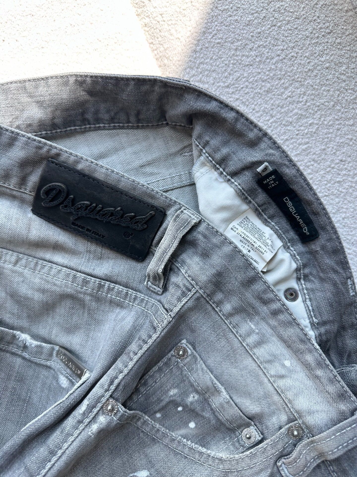 Dsquared2 Dsquared2 Men's Casual Jeans Size US 34 / EU 50 - 4 Thumbnail