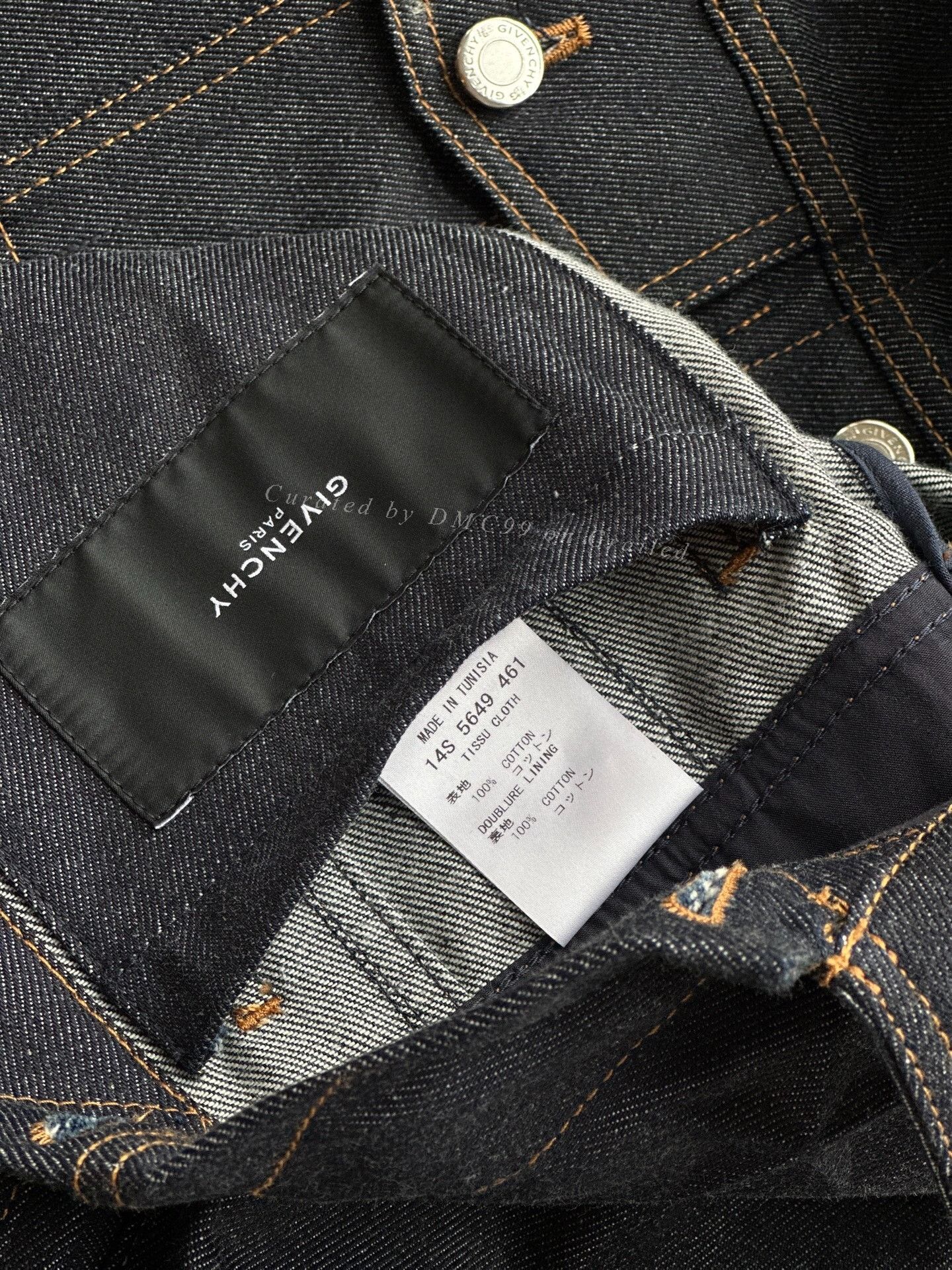 Givenchy Givenchy Star Denim Men's Jacket Size US L / EU 52-54 / 3 - 6 Thumbnail