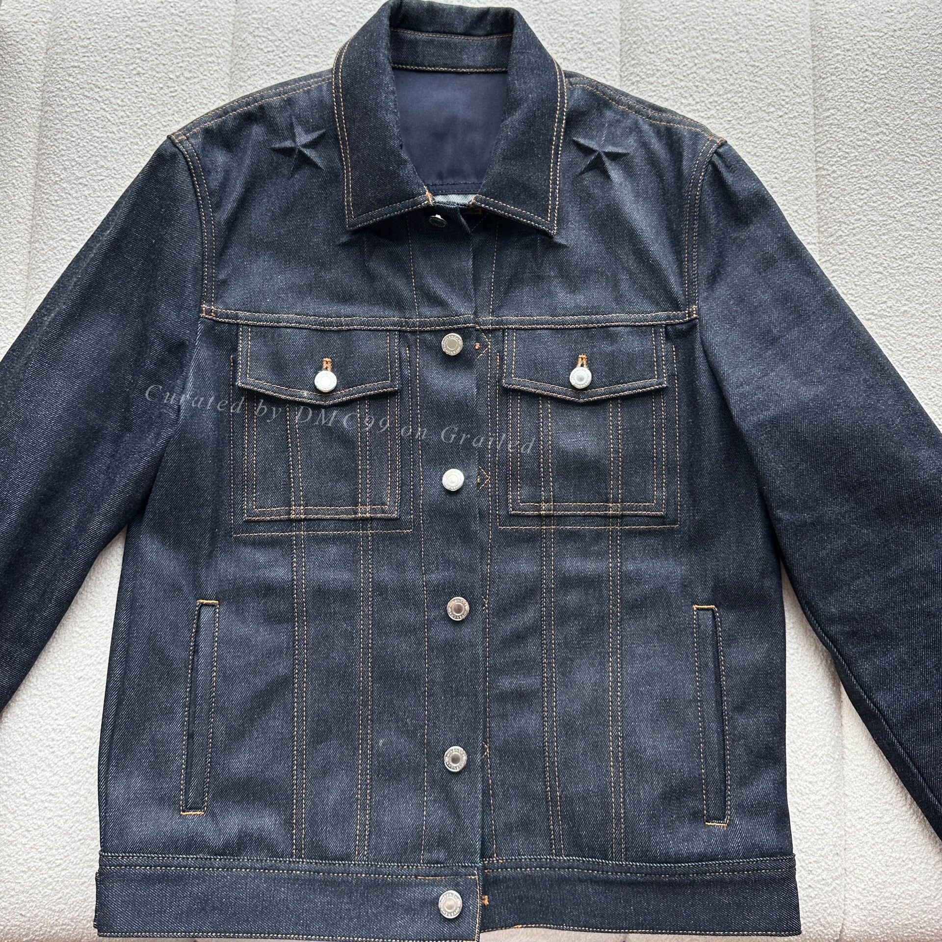 Givenchy Givenchy Star Denim Men's Jacket Size US L / EU 52-54 / 3 - 3 Thumbnail