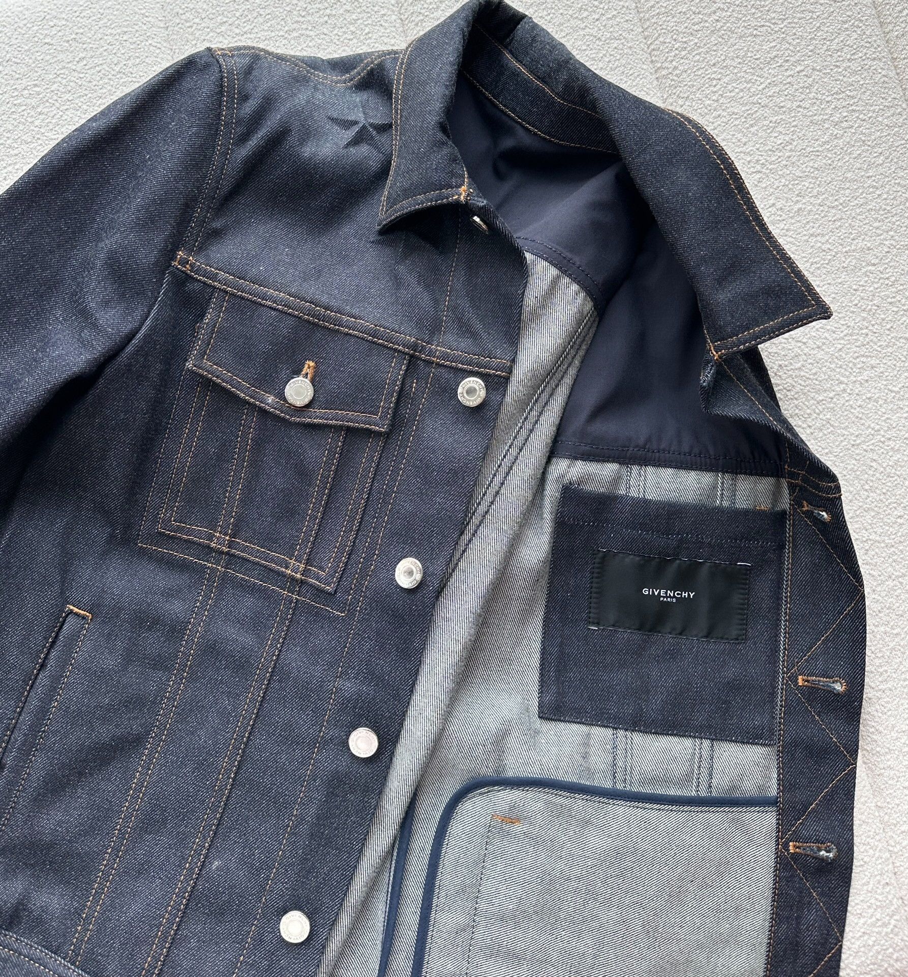Givenchy Givenchy Star Denim Men's Jacket Size US L / EU 52-54 / 3 - 5 Thumbnail