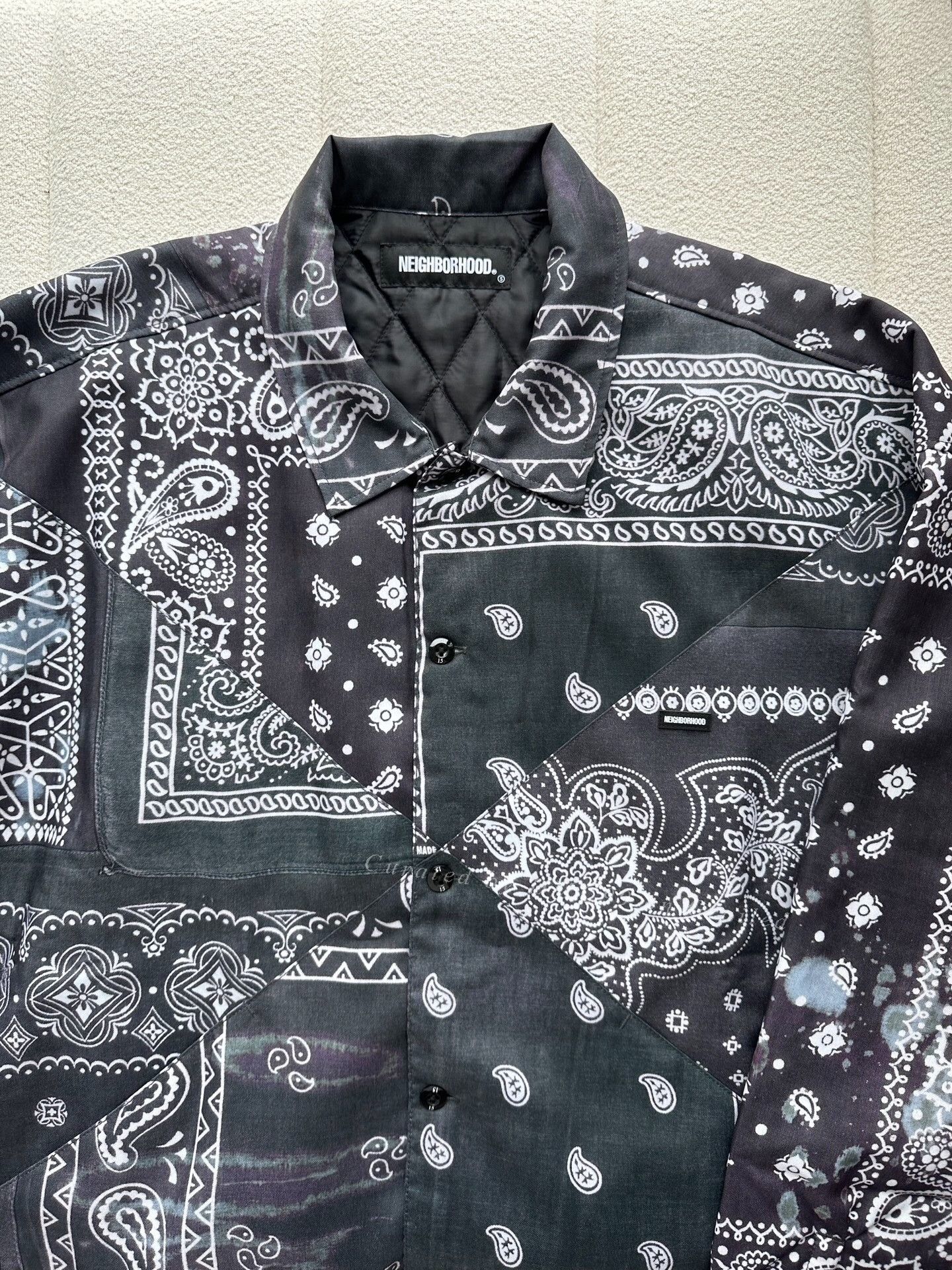 Neighborhood NEIGHBORHOOD Bandana Chopped Cotton Jacket Size US XL / EU 56 / 4 - 3 Thumbnail