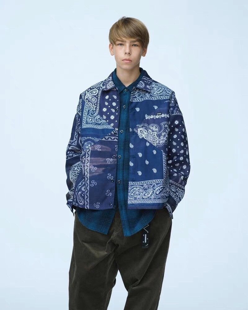 Neighborhood NEIGHBORHOOD Bandana Chopped Cotton Jacket Size US XL / EU 56 / 4 - 7 Thumbnail