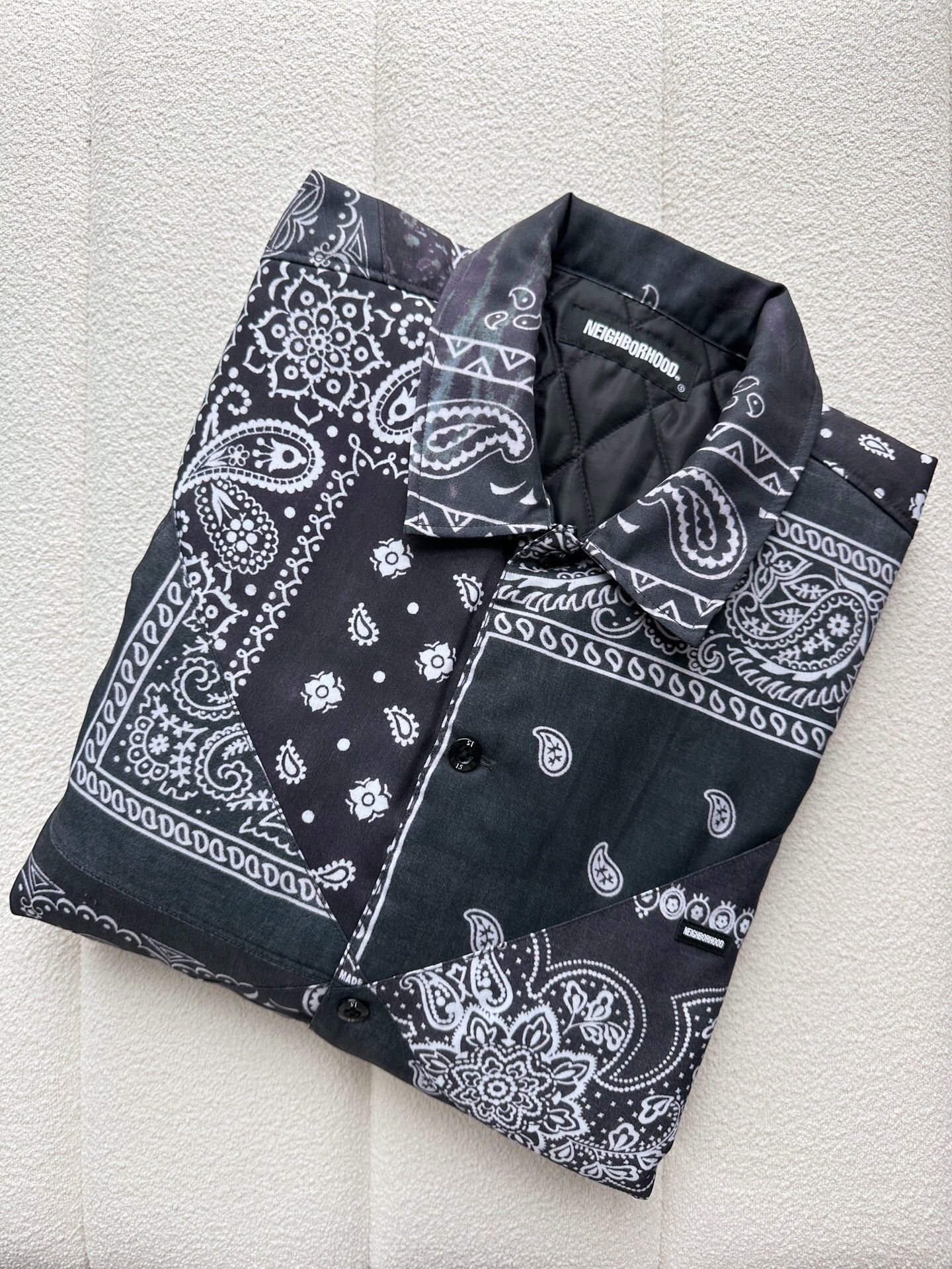 Neighborhood NEIGHBORHOOD Bandana Chopped Cotton Jacket Size US XL / EU 56 / 4 - 5 Thumbnail
