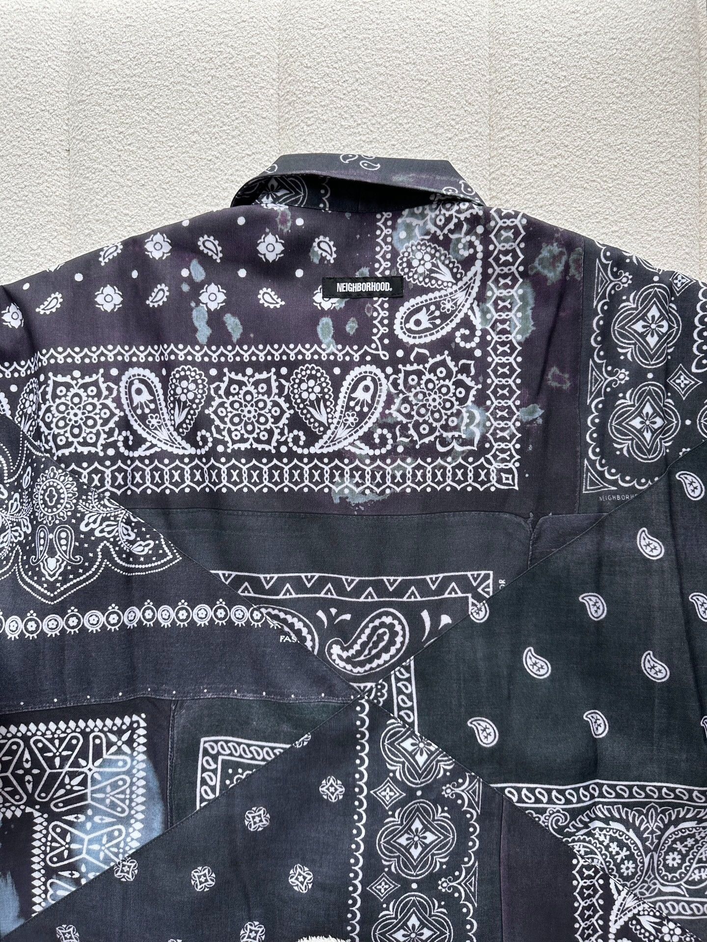 Neighborhood NEIGHBORHOOD Bandana Chopped Cotton Jacket Size US XL / EU 56 / 4 - 4 Thumbnail