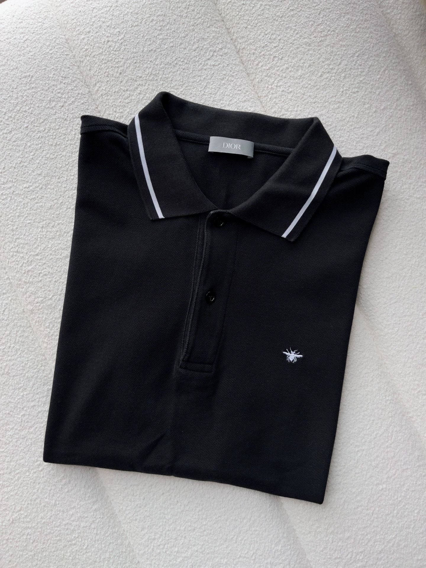 Dior Dior Men's Bee Embroidery Polo T-Shirt Size US XXL / EU 58 / 5 - 6 Thumbnail
