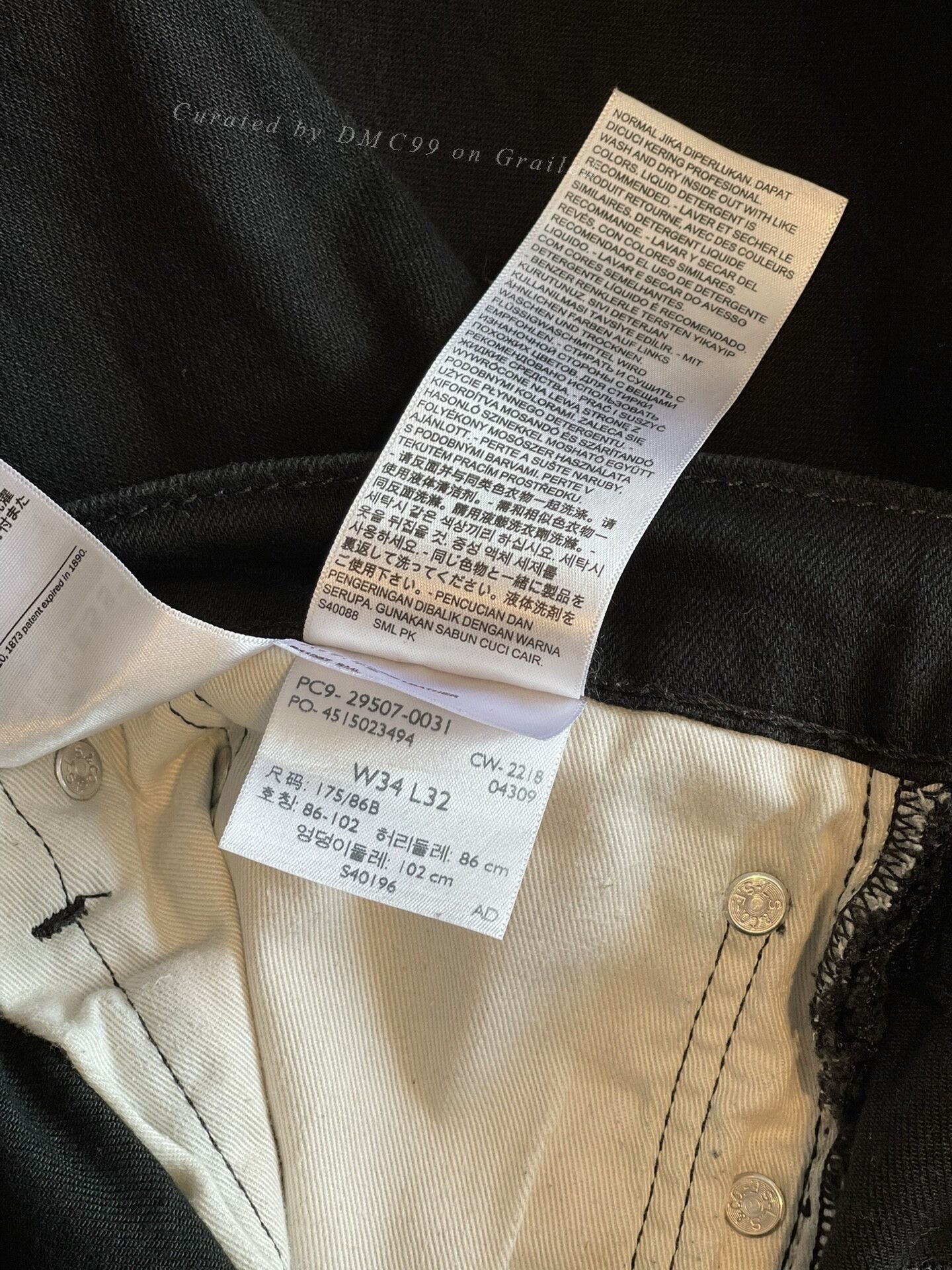 Levi's Levi's Men's Straight Jeans Size US 30 / EU 46 - 6 Thumbnail