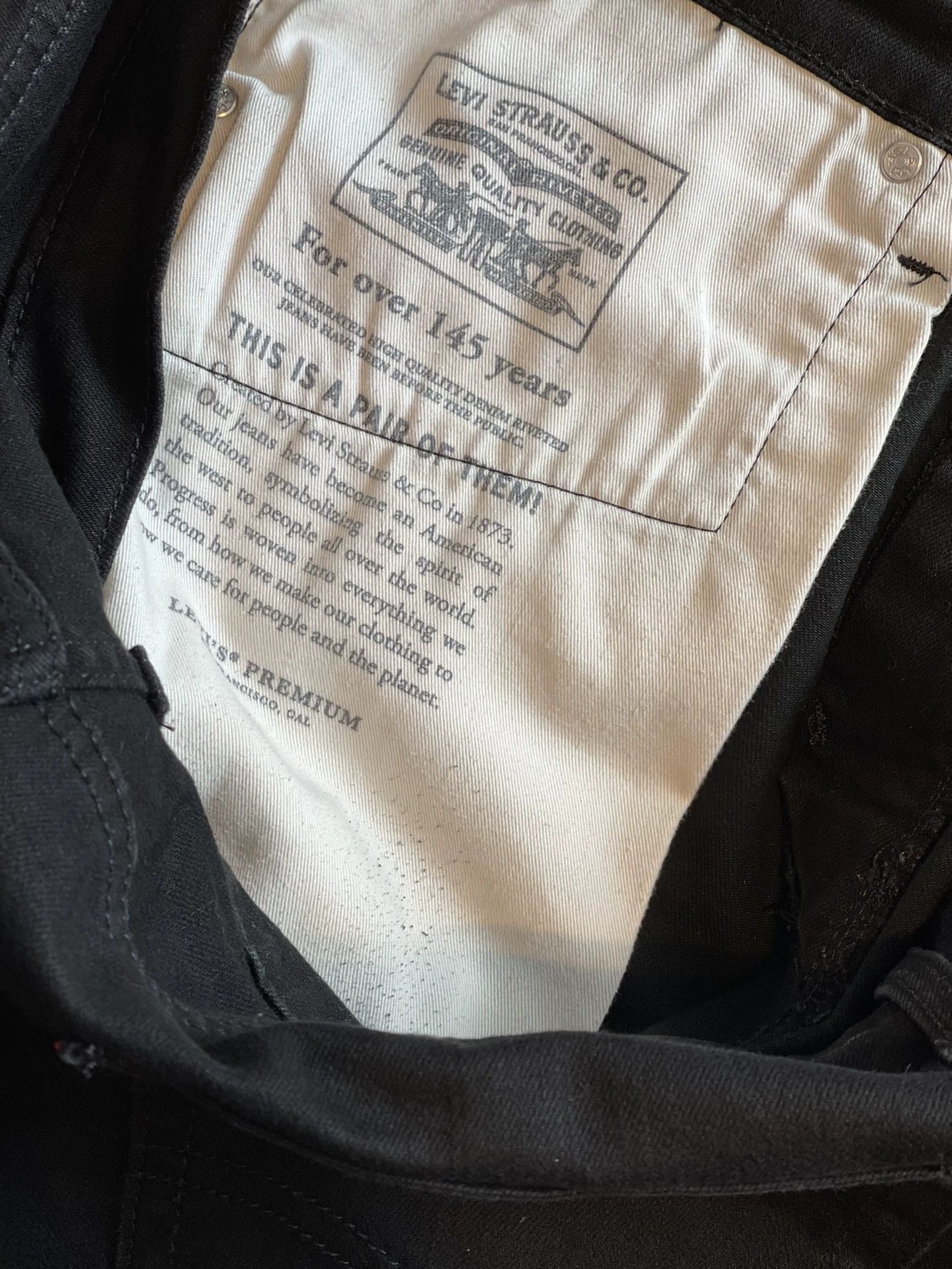 Levi's Levi's Men's Straight Jeans Size US 30 / EU 46 - 7 Thumbnail