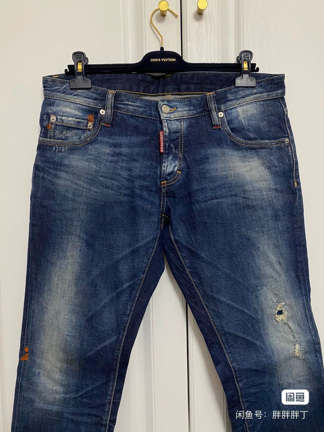 Dsquared2 Dsquared2 Men's Straight-Leg Jeans Size US 34 / EU 50 - 3 Thumbnail