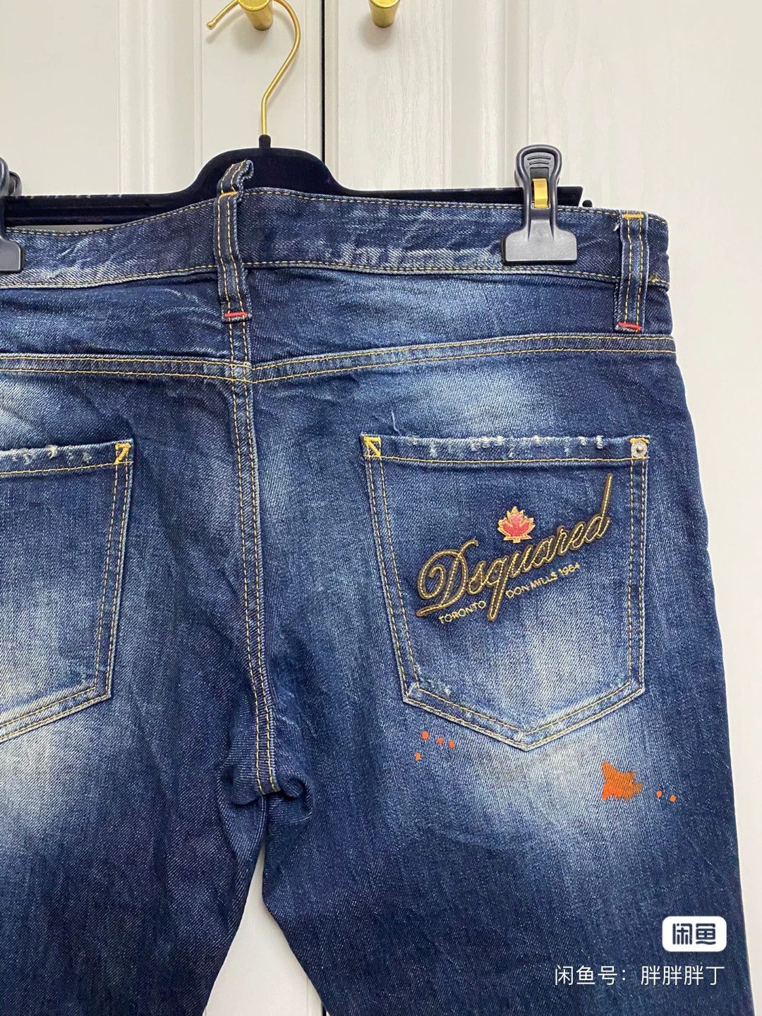 Dsquared2 Dsquared2 Men's Straight-Leg Jeans Size US 34 / EU 50 - 4 Thumbnail