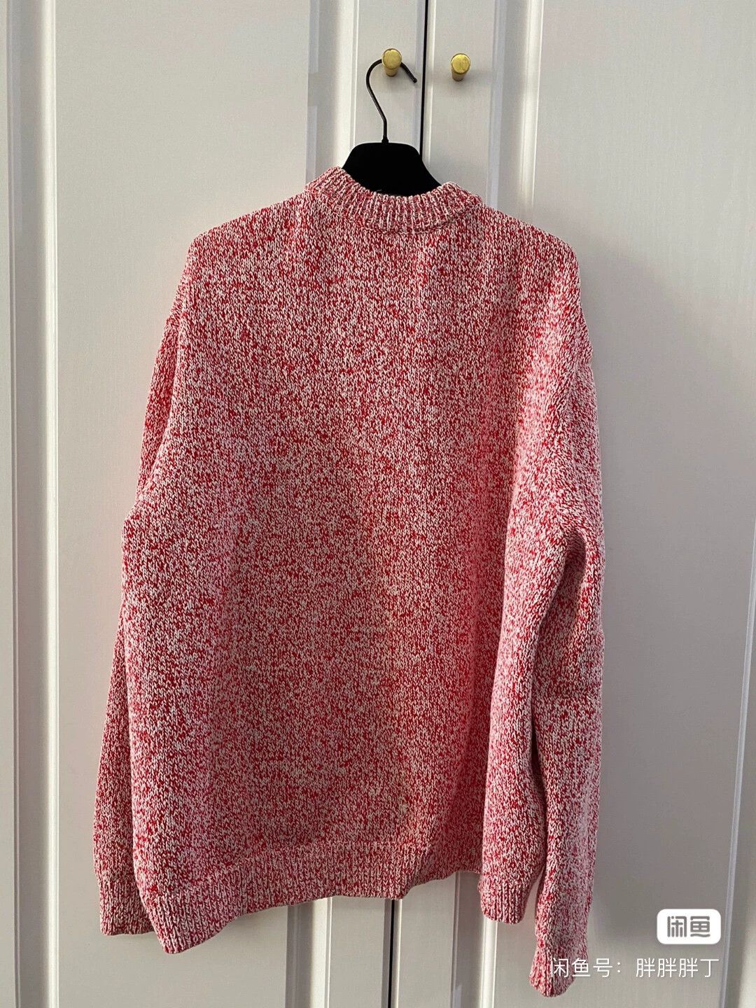 Balenciaga Balenciaga Pink Loose Sweater Size L / US 10 / IT 46 - 2 Thumbnail