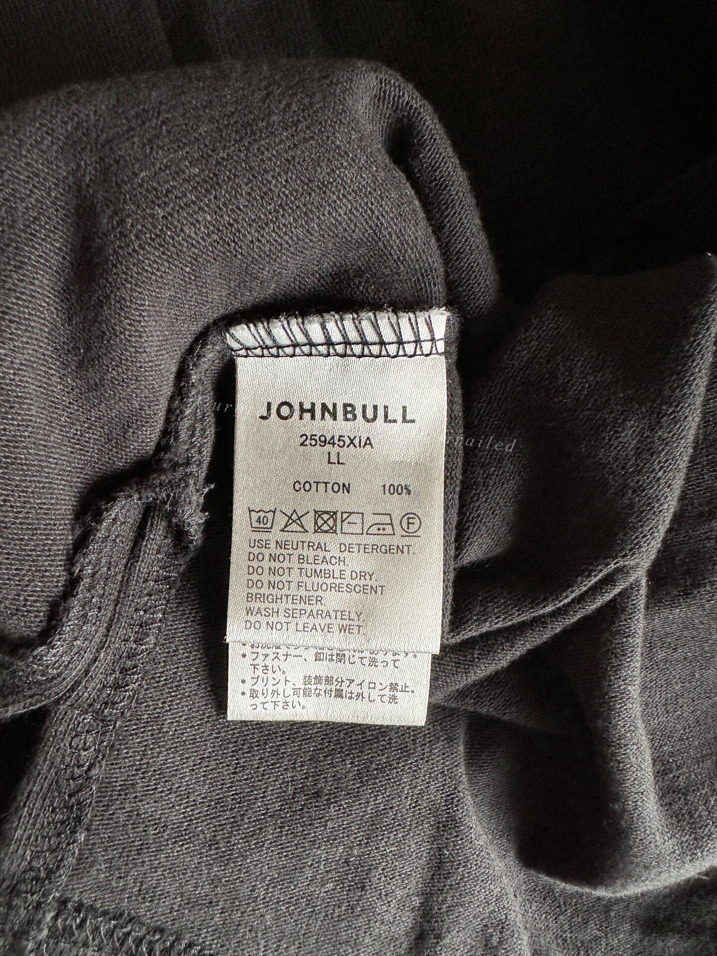 Johnbull Johnbull Men's Black Oversize Sweatshirt Size US L / EU 52-54 / 3 - 5 Thumbnail