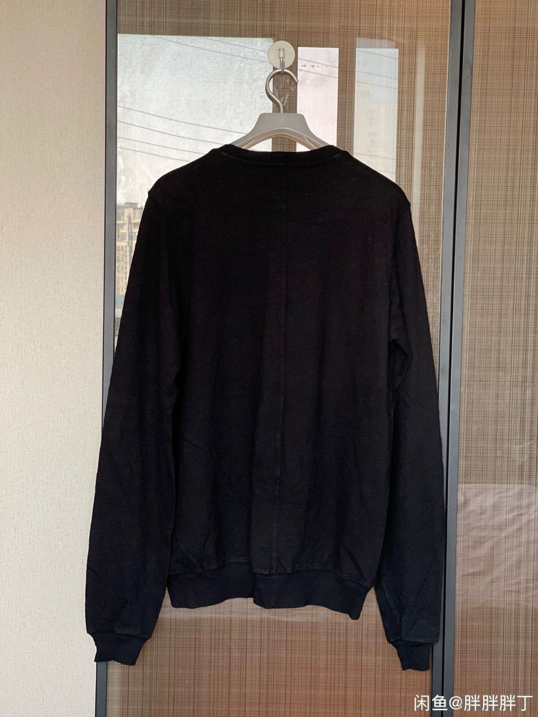 Rick Owens Rick Owens Men's Black Long-Sleeve Sweatshirt Size US XL / EU 56 / 4 - 3 Thumbnail