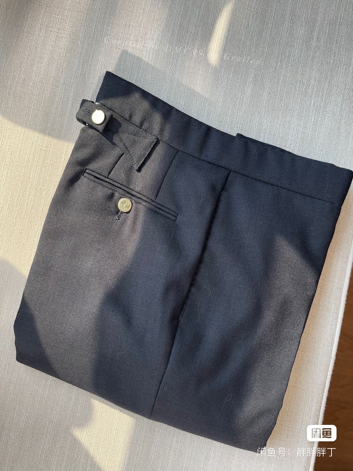 Thom Browne Thom Browne Women's Cropped Tailored Trousers Size 38" / US 16 / IT 52 - 4 Thumbnail