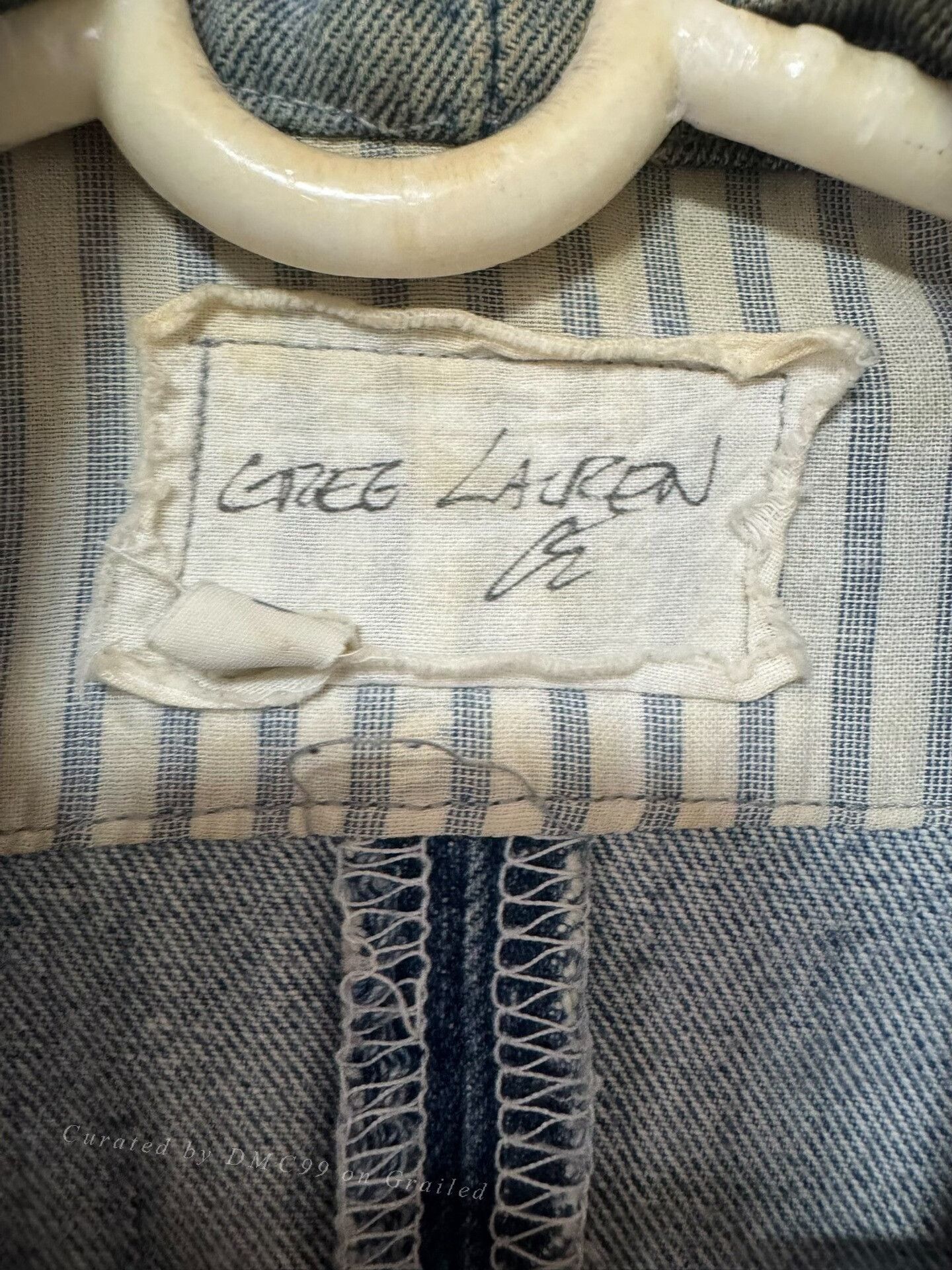 Greg Lauren Greg Lauren Denim Plaid Zip Jacket Size 3 Size US L / EU 52-54 / 3 - 2 Thumbnail