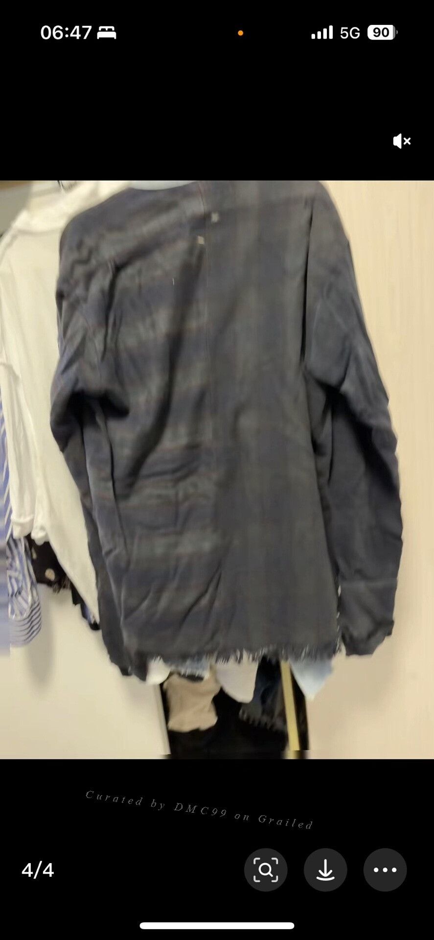 Greg Lauren Greg Lauren Denim Patchwork Robe Size US S / EU 44-46 / 1 - 4 Thumbnail