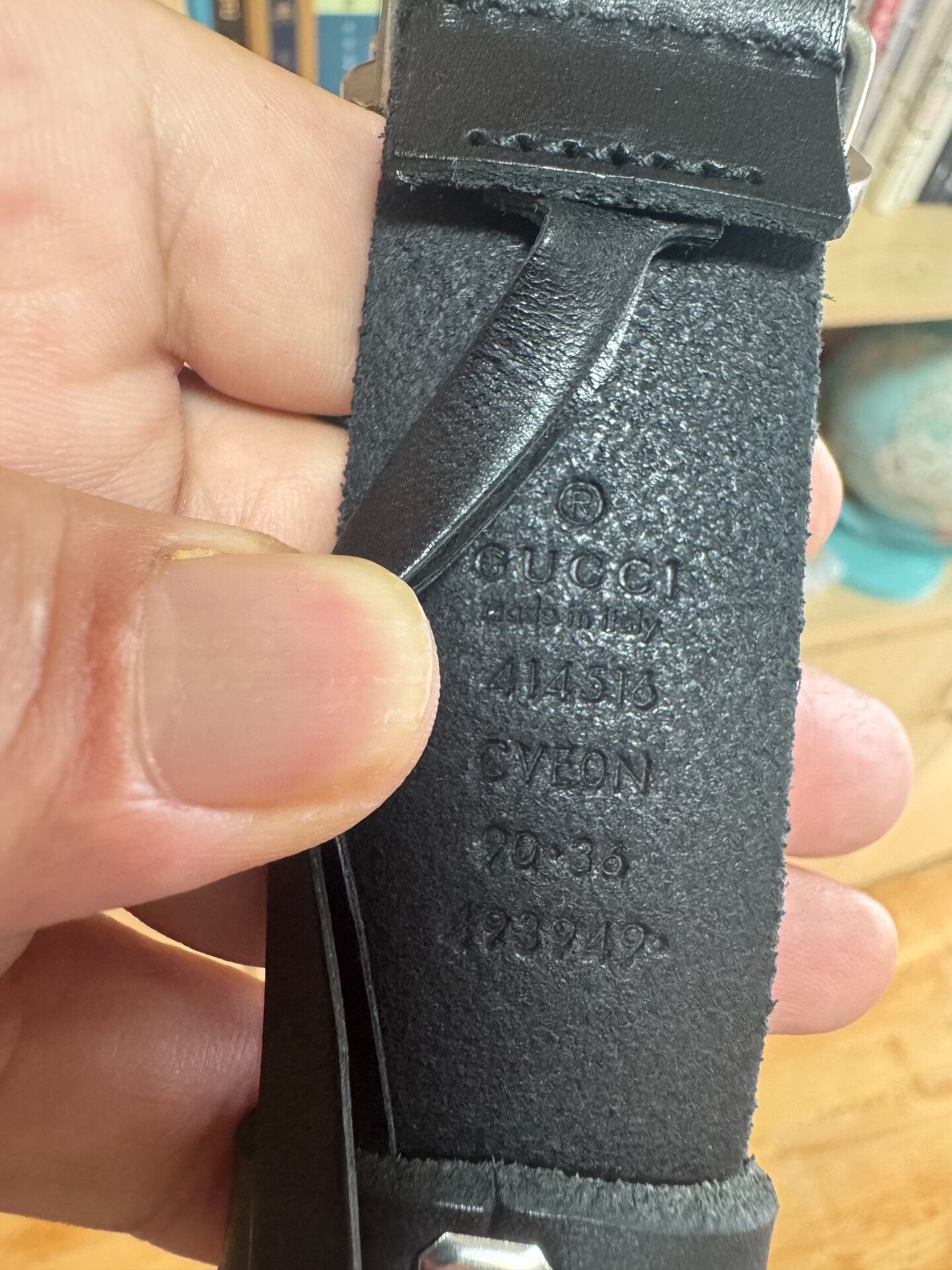Gucci New Gucci Leather Belt Size ONE SIZE - 6 Thumbnail
