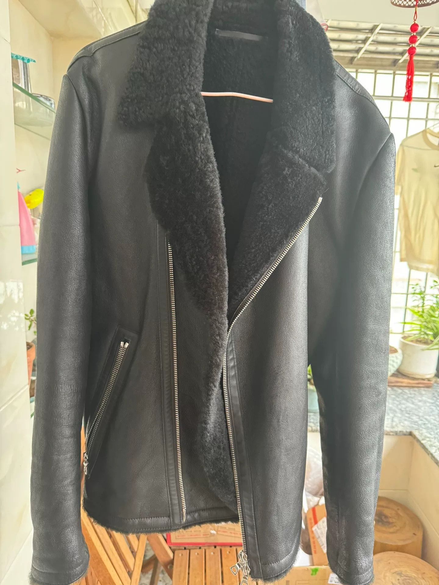 Paul Smith Paul Smith Fur Leather Jacket Size US L / EU 52-54 / 3 - 9 Thumbnail